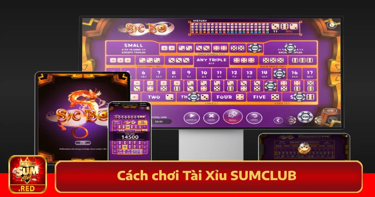 Cách Chơi Tài Xỉu SUMCLUB Hiệu Quả – Dễ Chơi Dễ Trúng