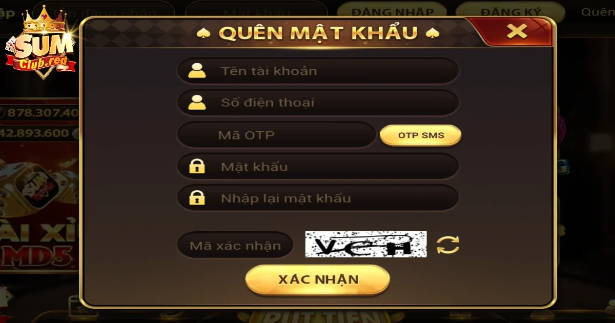 Hướng Dẫn Lấy Lại Mật Khẩu SUMCLUB Nhanh Nhất Năm 2025 2 Hướng dẫn cách lấy lại mật khẩu SUMCLUB bằng địa chỉ Email