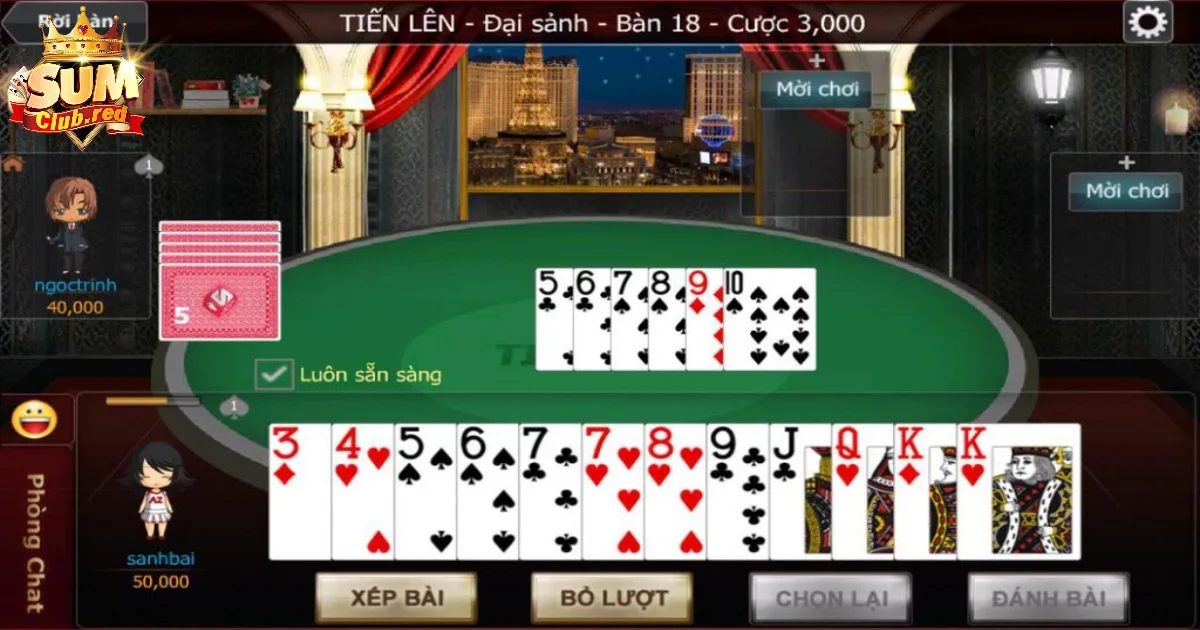 Những Mẹo Chơi Tiến Lên SUMCLUB Để Không Bị Chặt Ngược 2 Mẹo chơi Tiến Lên SUMCLUB bất bại từ cao thủ lâu năm