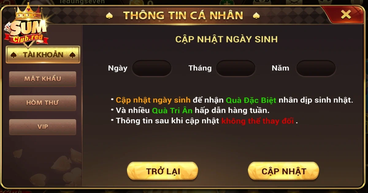 Hướng Dẫn Xác Minh Tài Khoản SUMCLUB Chuẩn Xác 100% 4 Một vài quy định khi cung cấp giấy tờ tùy thân